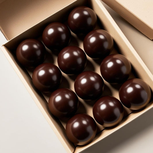 Bald balls Chocolate box - small pieces