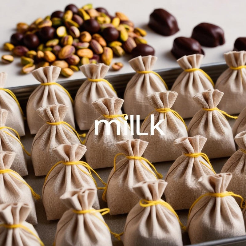 Coated nuts - Gifting tray - 50 small bags (80g)